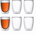 Double wall Glass set of 6-450 ml