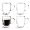 Double Wall Mugs 250ml Set of 4